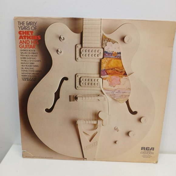Vintage The Early Years Of Chet Atkins And His Guitar Vinyl Record Album - Picture 1 of 10